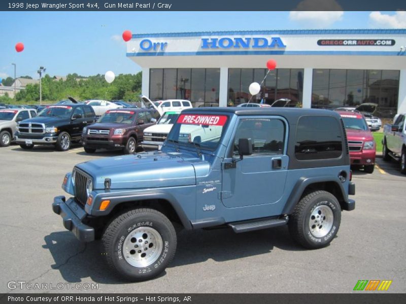Gun Metal Pearl / Gray 1998 Jeep Wrangler Sport 4x4