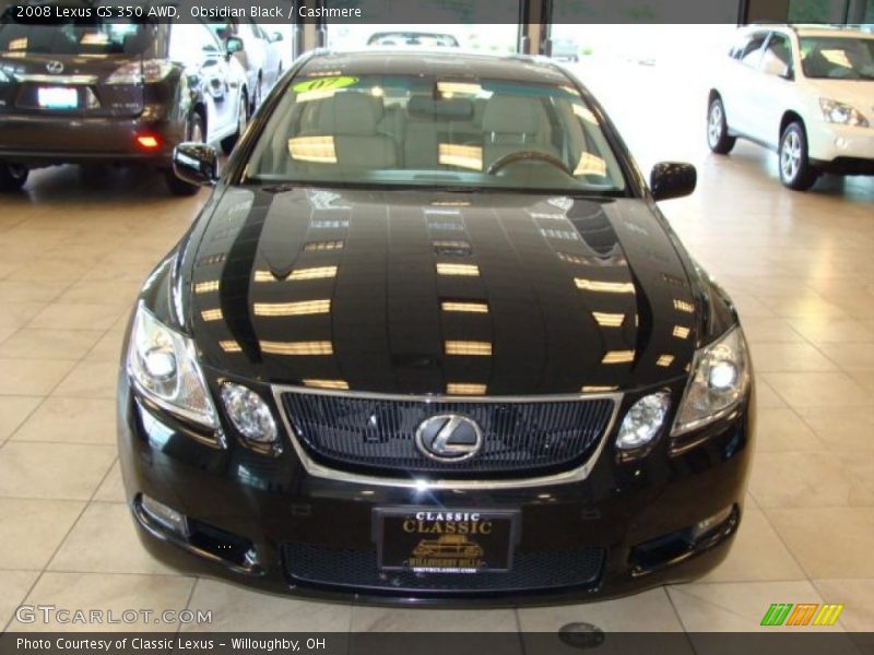 Obsidian Black / Cashmere 2008 Lexus GS 350 AWD