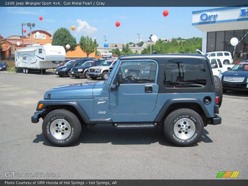 Gun Metal Pearl / Gray 1998 Jeep Wrangler Sport 4x4