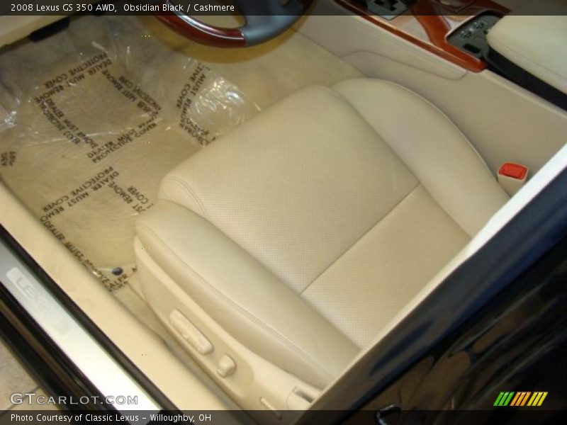 Obsidian Black / Cashmere 2008 Lexus GS 350 AWD