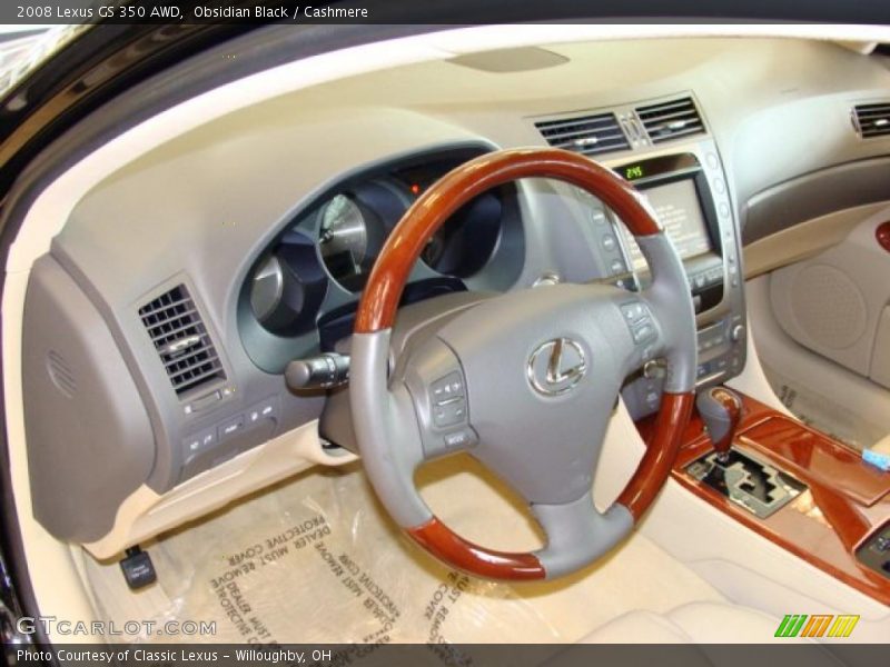 Obsidian Black / Cashmere 2008 Lexus GS 350 AWD