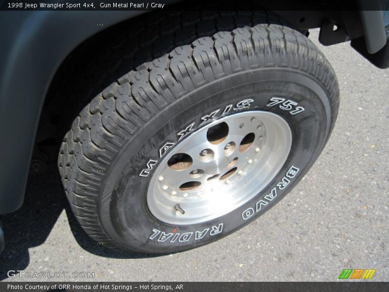 Gun Metal Pearl / Gray 1998 Jeep Wrangler Sport 4x4