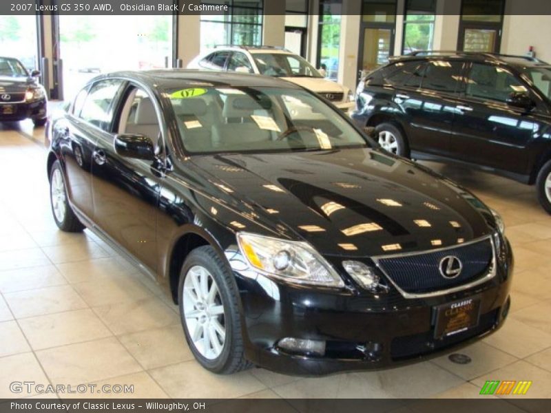 Obsidian Black / Cashmere 2007 Lexus GS 350 AWD