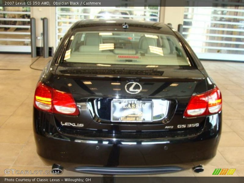 Obsidian Black / Cashmere 2007 Lexus GS 350 AWD