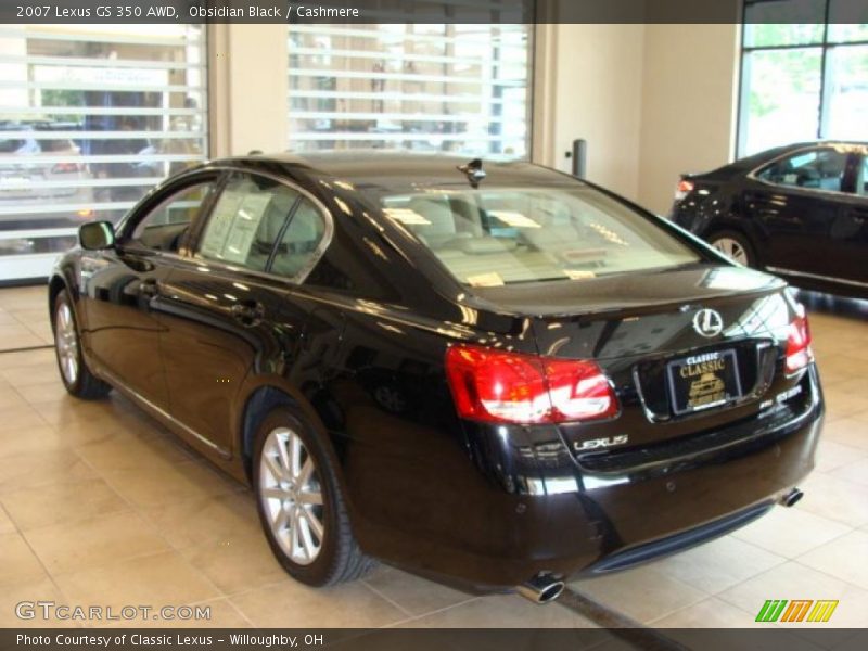Obsidian Black / Cashmere 2007 Lexus GS 350 AWD