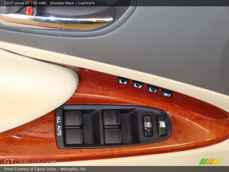 Obsidian Black / Cashmere 2007 Lexus GS 350 AWD