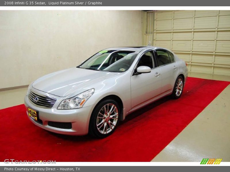Liquid Platinum Silver / Graphite 2008 Infiniti G 35 Sedan