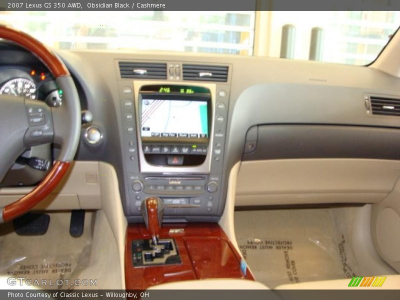 Obsidian Black / Cashmere 2007 Lexus GS 350 AWD