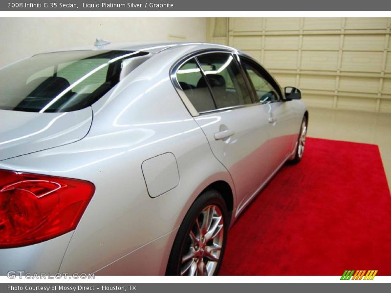 Liquid Platinum Silver / Graphite 2008 Infiniti G 35 Sedan