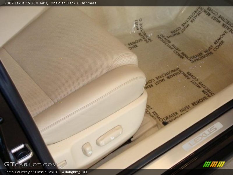 Obsidian Black / Cashmere 2007 Lexus GS 350 AWD