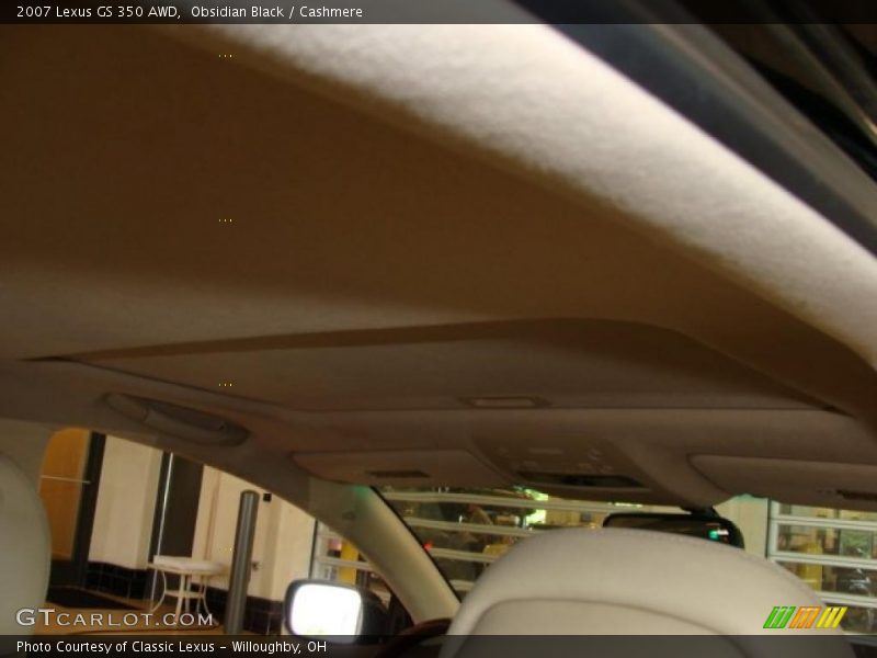 Obsidian Black / Cashmere 2007 Lexus GS 350 AWD