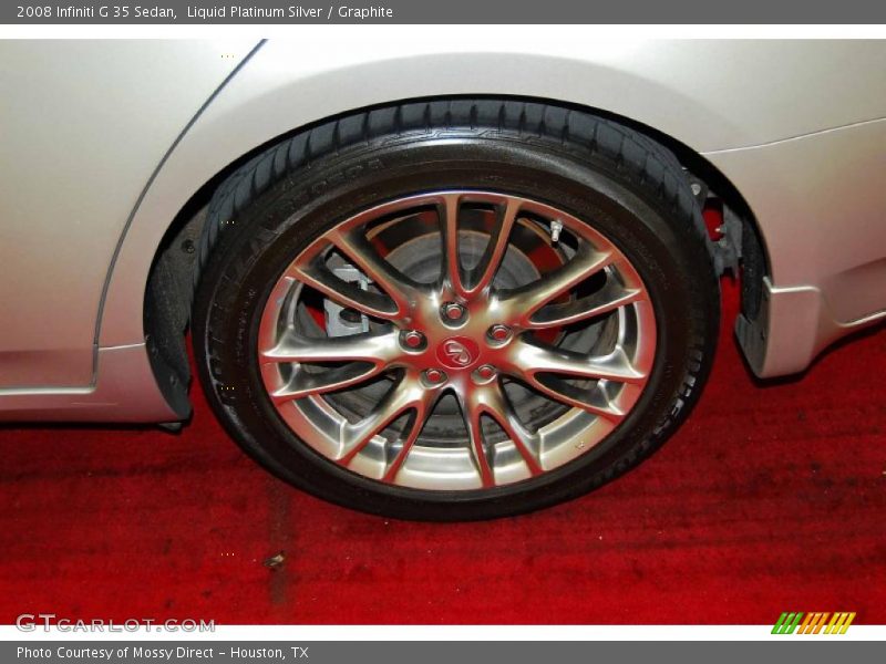 Liquid Platinum Silver / Graphite 2008 Infiniti G 35 Sedan