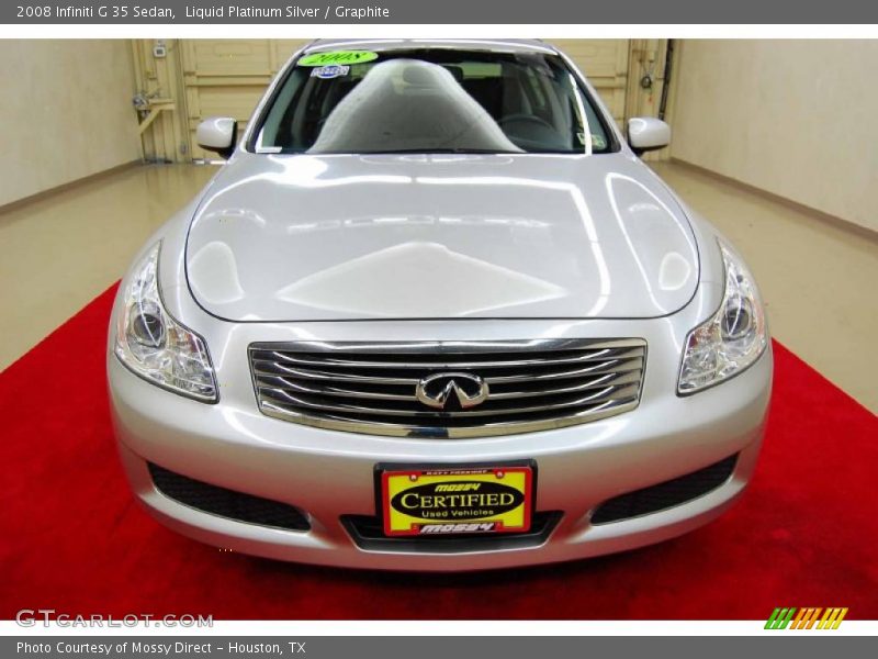 Liquid Platinum Silver / Graphite 2008 Infiniti G 35 Sedan