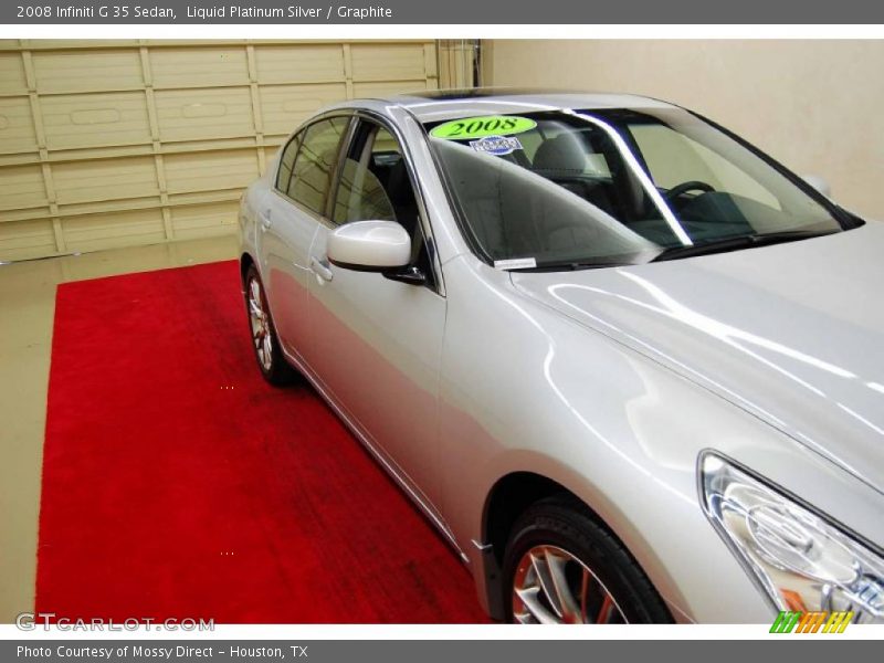 Liquid Platinum Silver / Graphite 2008 Infiniti G 35 Sedan