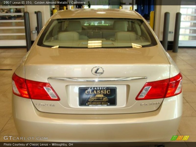 Golden Almond Metallic / Cashmere 2007 Lexus ES 350
