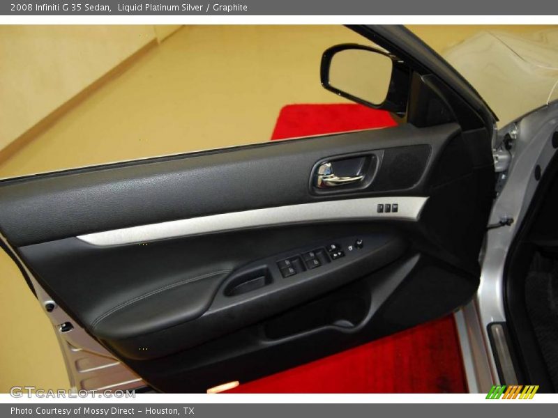 Liquid Platinum Silver / Graphite 2008 Infiniti G 35 Sedan