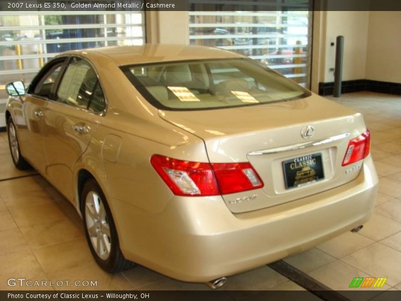 Golden Almond Metallic / Cashmere 2007 Lexus ES 350