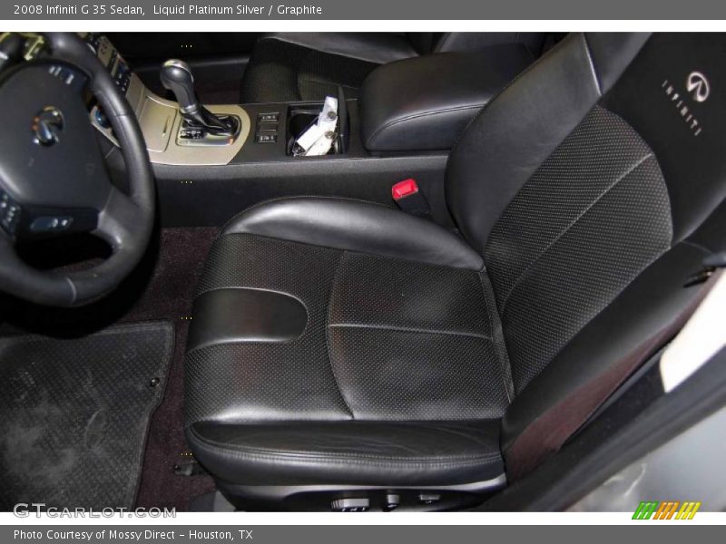 Liquid Platinum Silver / Graphite 2008 Infiniti G 35 Sedan