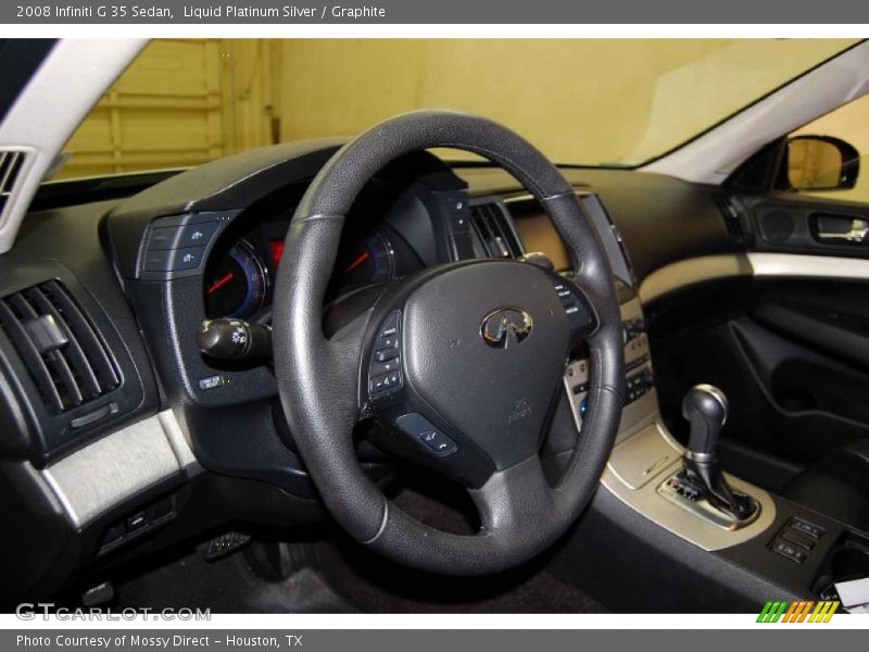 Liquid Platinum Silver / Graphite 2008 Infiniti G 35 Sedan