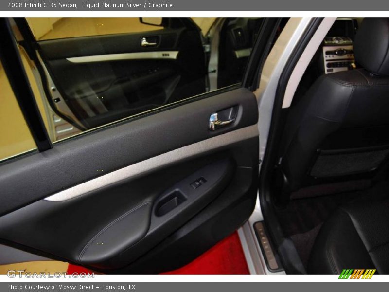 Liquid Platinum Silver / Graphite 2008 Infiniti G 35 Sedan