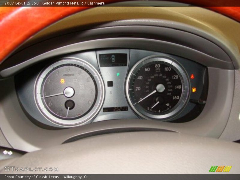 Golden Almond Metallic / Cashmere 2007 Lexus ES 350