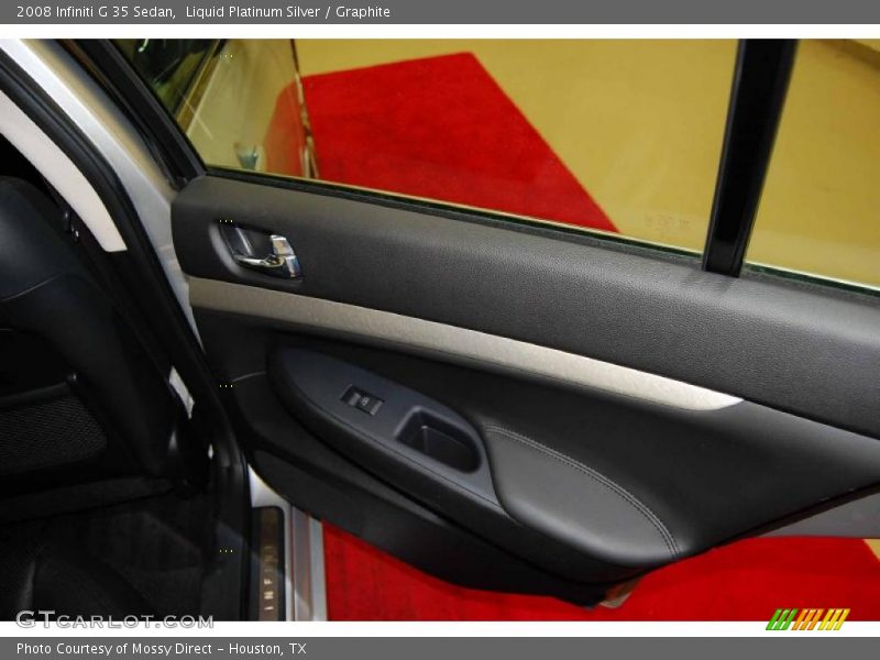 Liquid Platinum Silver / Graphite 2008 Infiniti G 35 Sedan