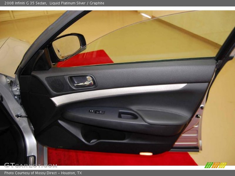 Liquid Platinum Silver / Graphite 2008 Infiniti G 35 Sedan