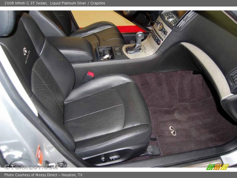 Liquid Platinum Silver / Graphite 2008 Infiniti G 35 Sedan