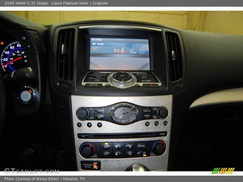 Liquid Platinum Silver / Graphite 2008 Infiniti G 35 Sedan