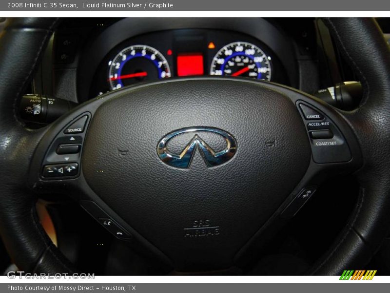 Liquid Platinum Silver / Graphite 2008 Infiniti G 35 Sedan