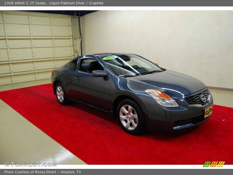 Liquid Platinum Silver / Graphite 2008 Infiniti G 35 Sedan