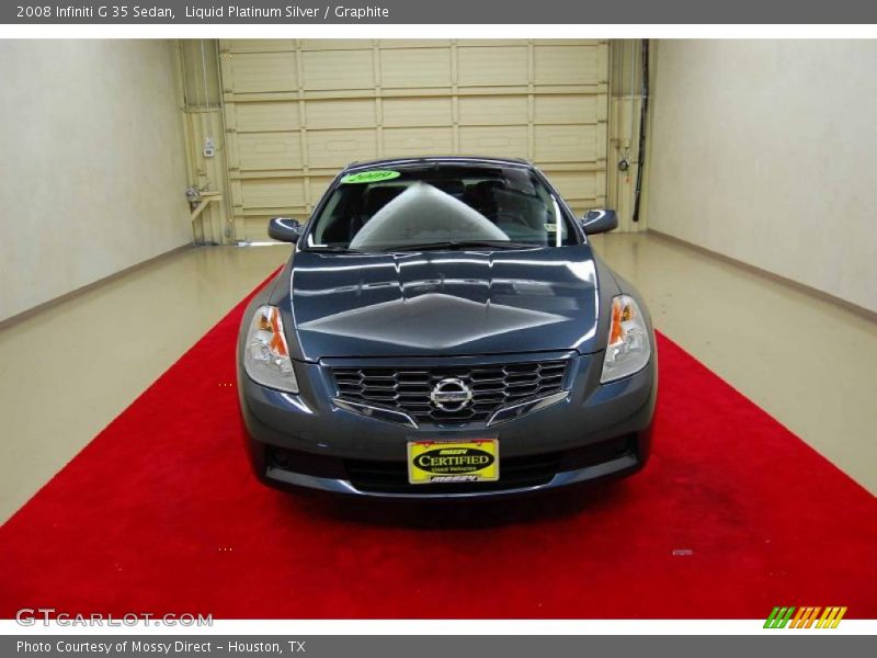 Liquid Platinum Silver / Graphite 2008 Infiniti G 35 Sedan