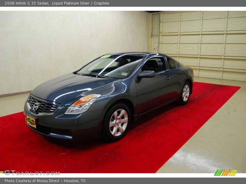 Liquid Platinum Silver / Graphite 2008 Infiniti G 35 Sedan