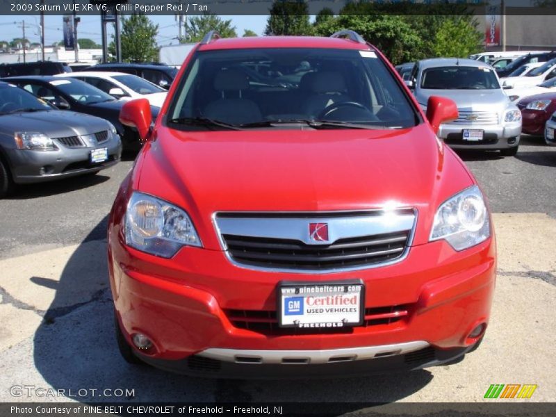 Chili Pepper Red / Tan 2009 Saturn VUE XR V6