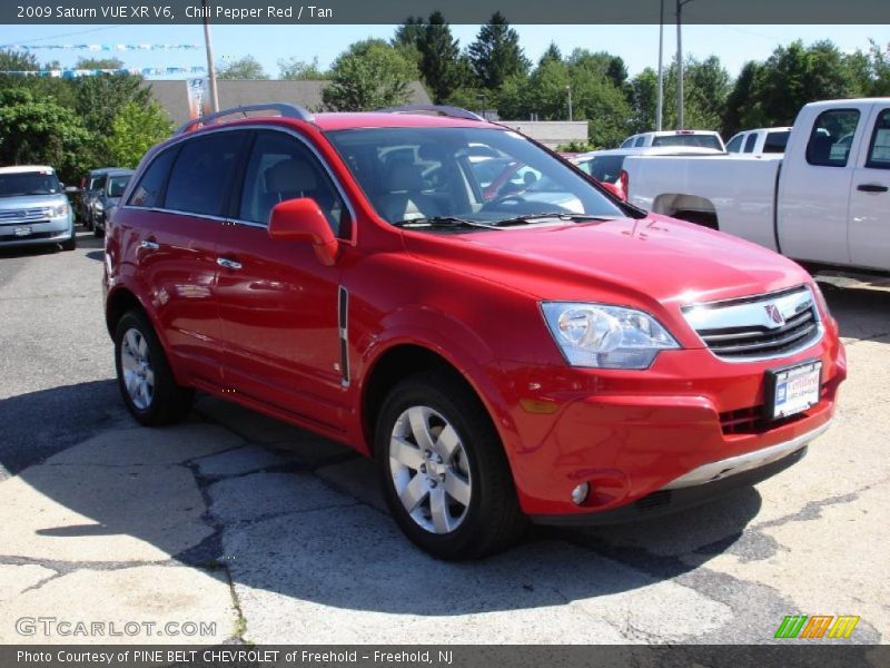 Chili Pepper Red / Tan 2009 Saturn VUE XR V6