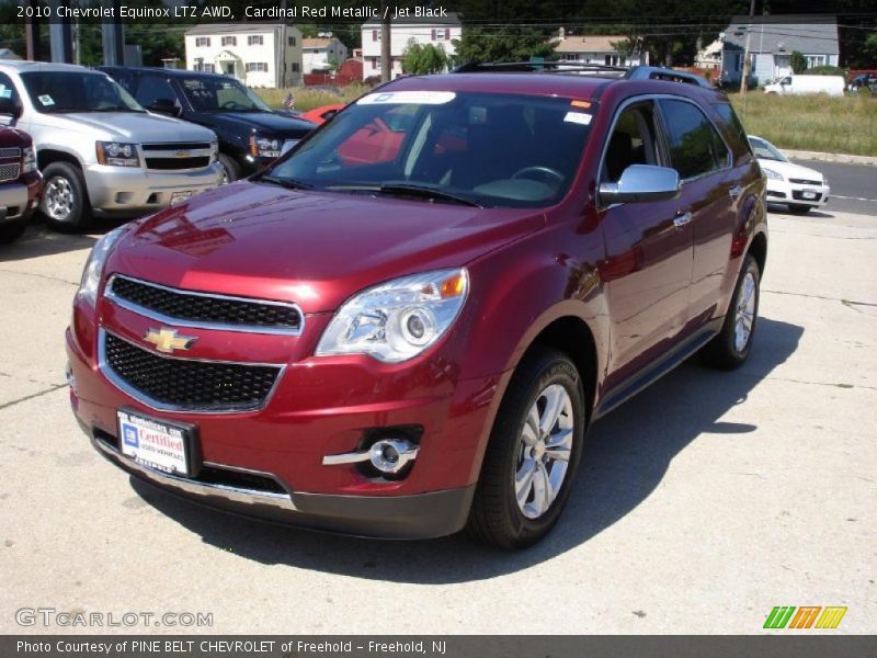 Cardinal Red Metallic / Jet Black 2010 Chevrolet Equinox LTZ AWD