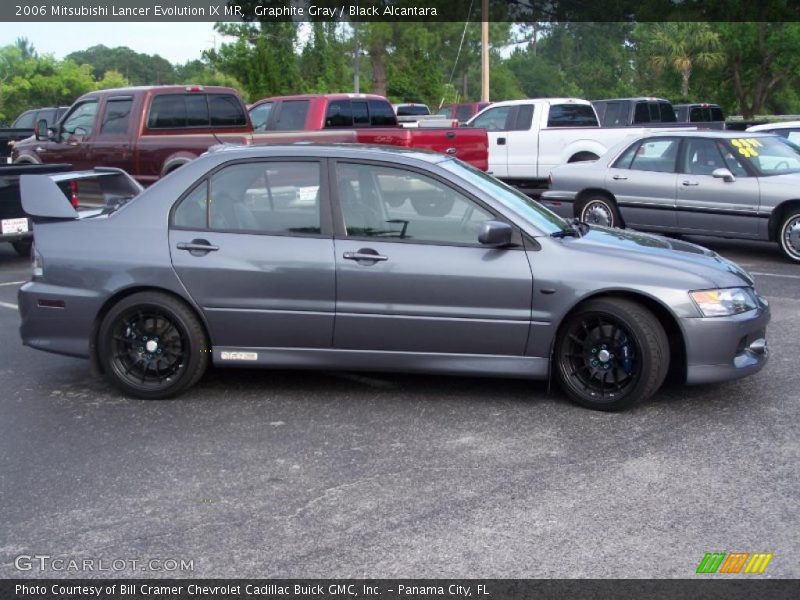Graphite Gray / Black Alcantara 2006 Mitsubishi Lancer Evolution IX MR