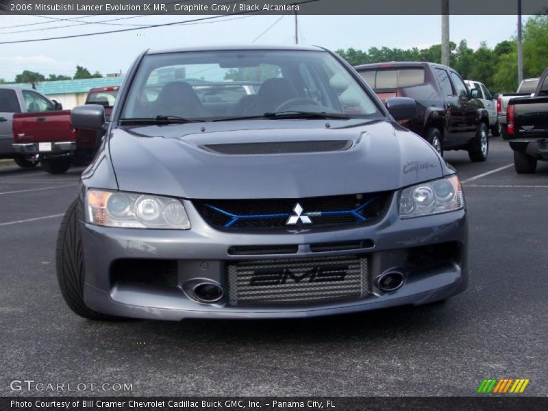 Graphite Gray / Black Alcantara 2006 Mitsubishi Lancer Evolution IX MR
