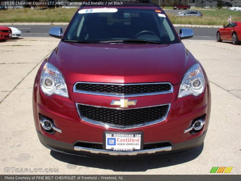 Cardinal Red Metallic / Jet Black 2010 Chevrolet Equinox LTZ AWD