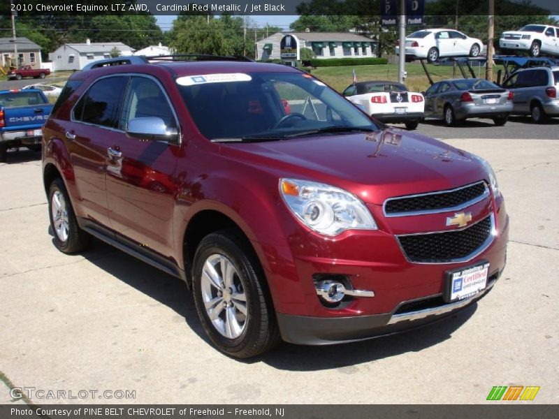 Cardinal Red Metallic / Jet Black 2010 Chevrolet Equinox LTZ AWD