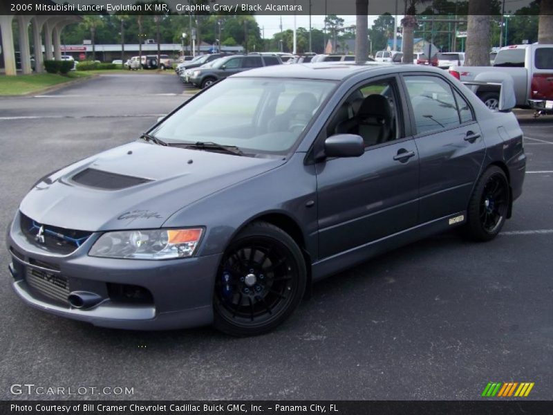 Graphite Gray / Black Alcantara 2006 Mitsubishi Lancer Evolution IX MR