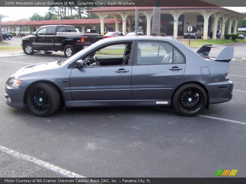 Graphite Gray / Black Alcantara 2006 Mitsubishi Lancer Evolution IX MR