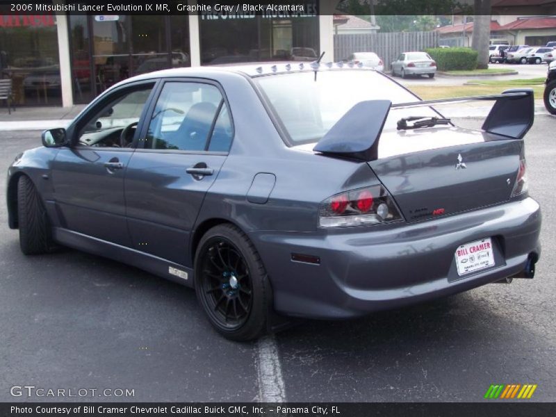 Graphite Gray / Black Alcantara 2006 Mitsubishi Lancer Evolution IX MR