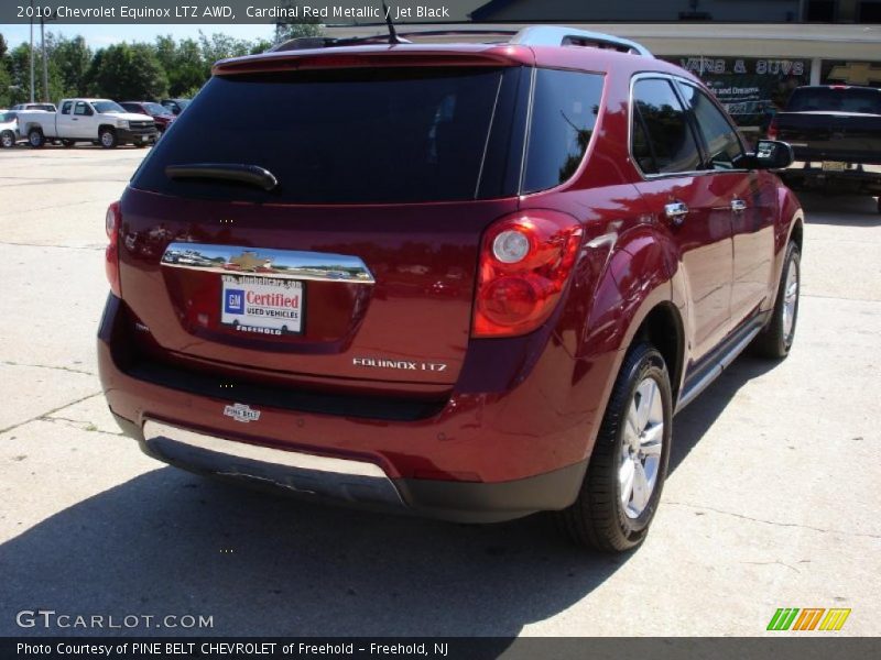 Cardinal Red Metallic / Jet Black 2010 Chevrolet Equinox LTZ AWD