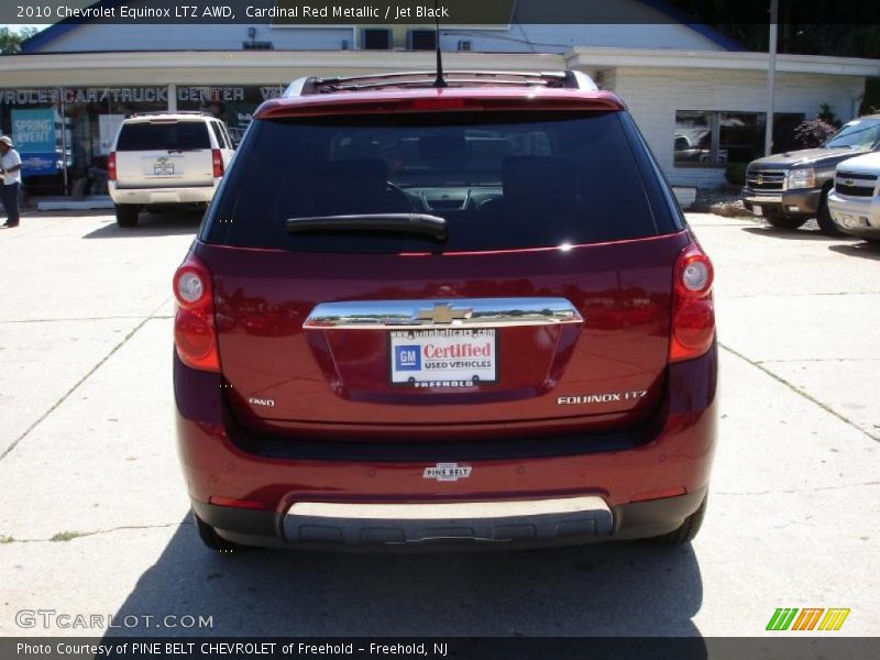 Cardinal Red Metallic / Jet Black 2010 Chevrolet Equinox LTZ AWD