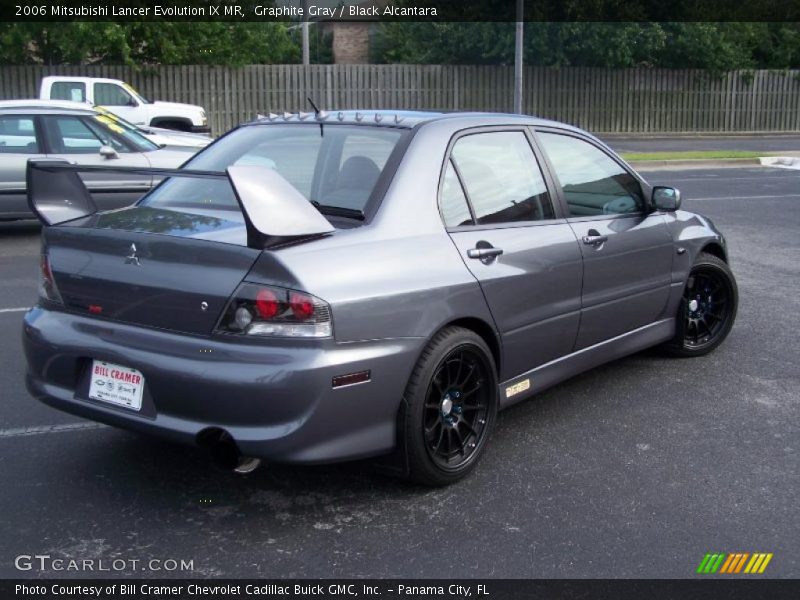 Graphite Gray / Black Alcantara 2006 Mitsubishi Lancer Evolution IX MR