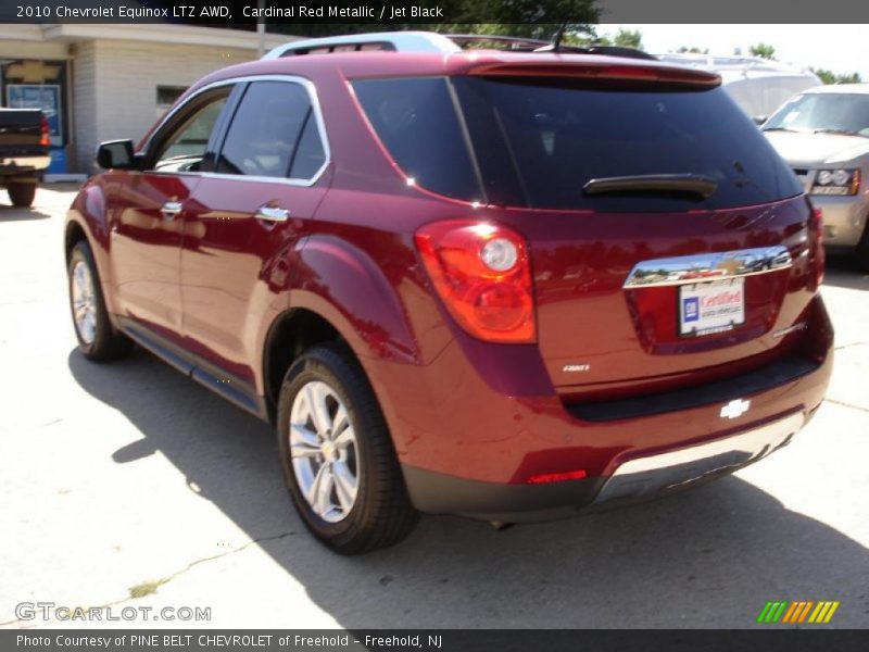 Cardinal Red Metallic / Jet Black 2010 Chevrolet Equinox LTZ AWD