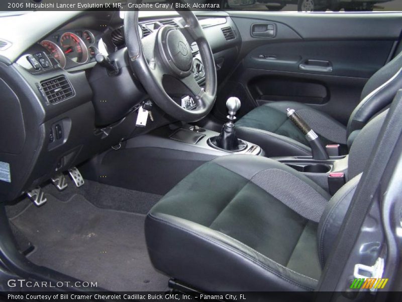 Graphite Gray / Black Alcantara 2006 Mitsubishi Lancer Evolution IX MR