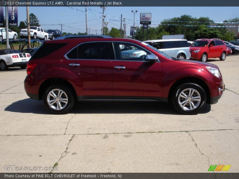 Cardinal Red Metallic / Jet Black 2010 Chevrolet Equinox LTZ AWD