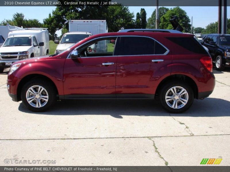 Cardinal Red Metallic / Jet Black 2010 Chevrolet Equinox LTZ AWD